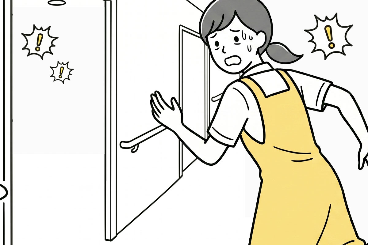 Before：夜間にアラートで駆け回るスタッフ